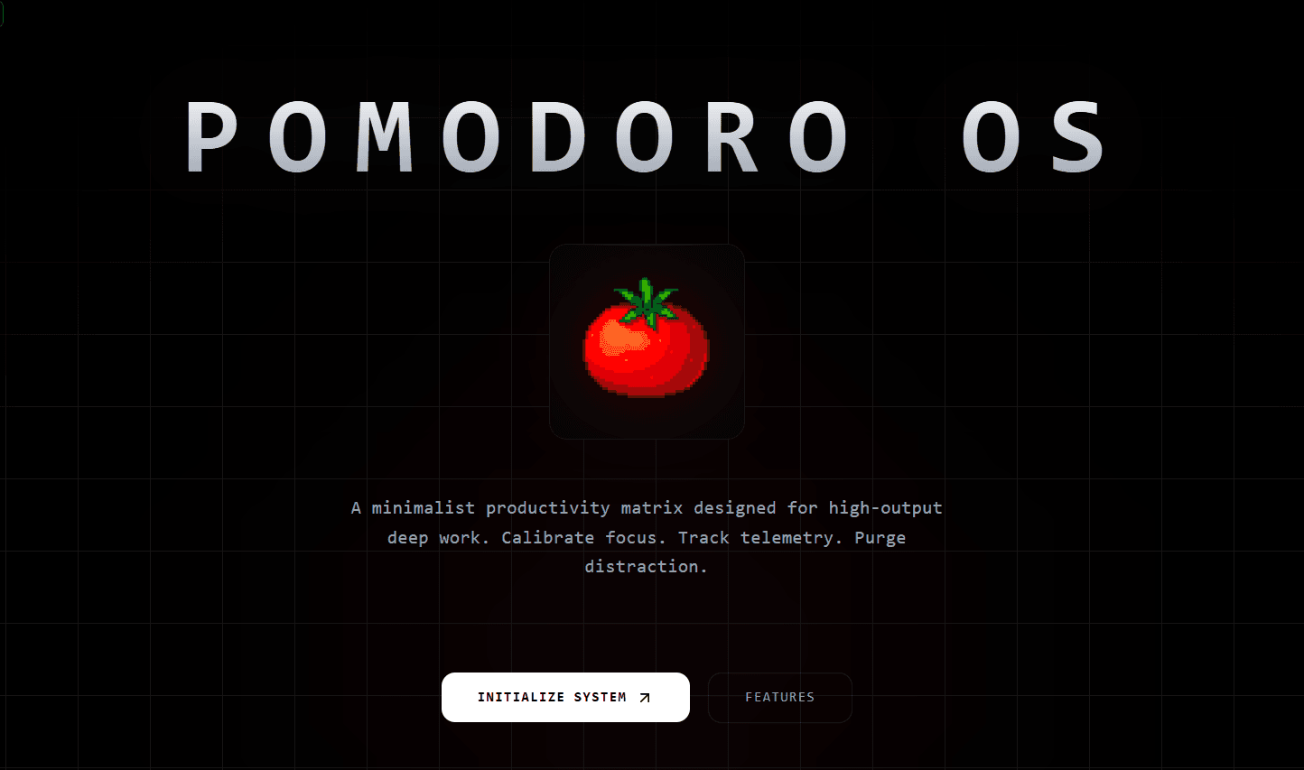 Pomodoro OS preview